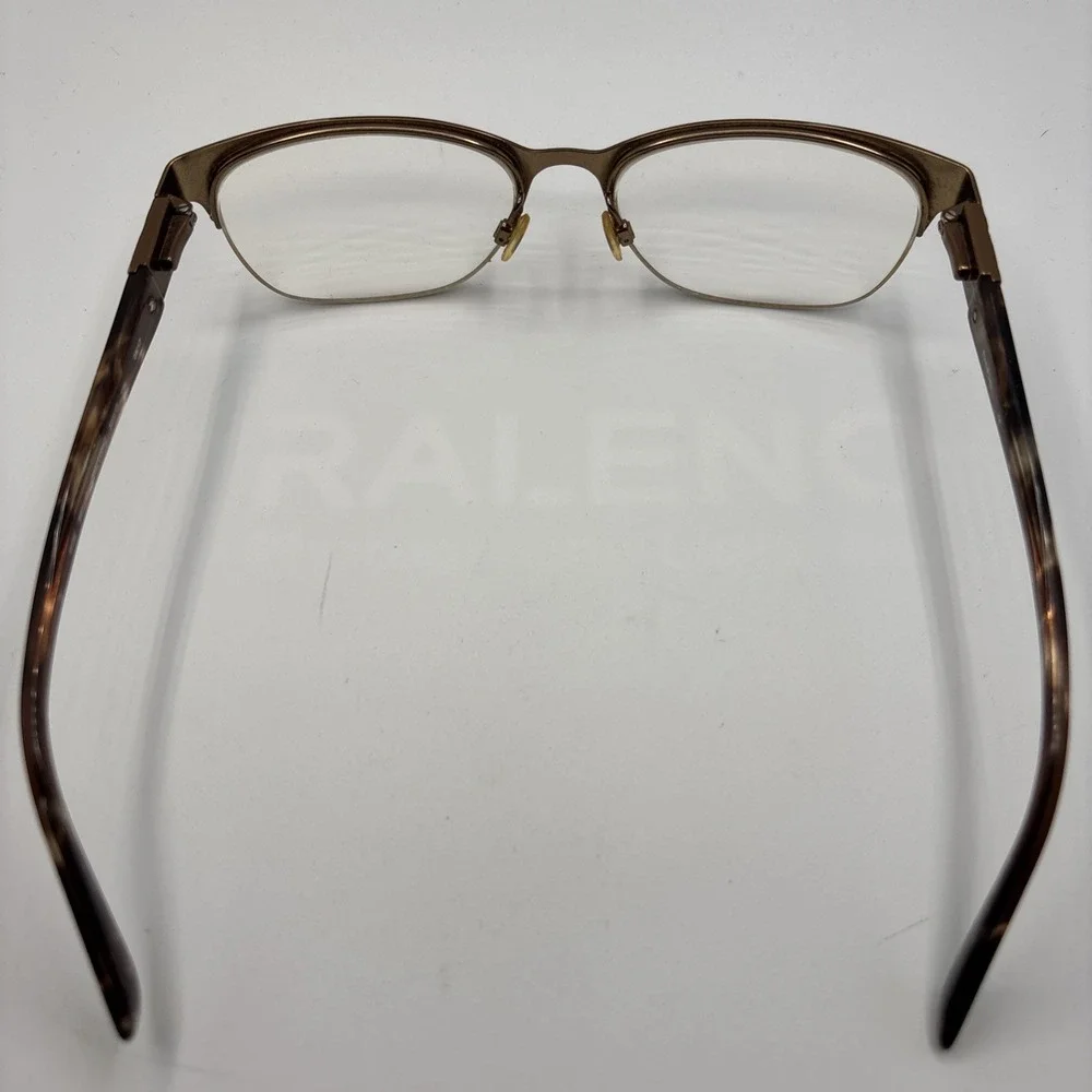 Bebe Eyeglasses Women Brown BB5140 Wise Topaz Semi-Rimless 53-17-135mm #C229